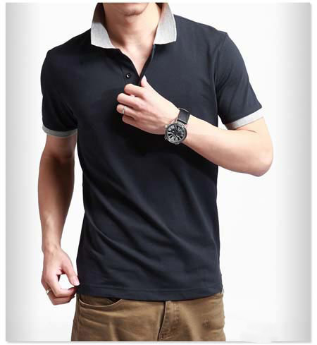 深圳T恤衫定做款式模特上身效果圖