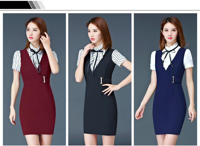商場(chǎng)專(zhuān)柜營(yíng)業(yè)員工作服多色款式選擇參考展示圖