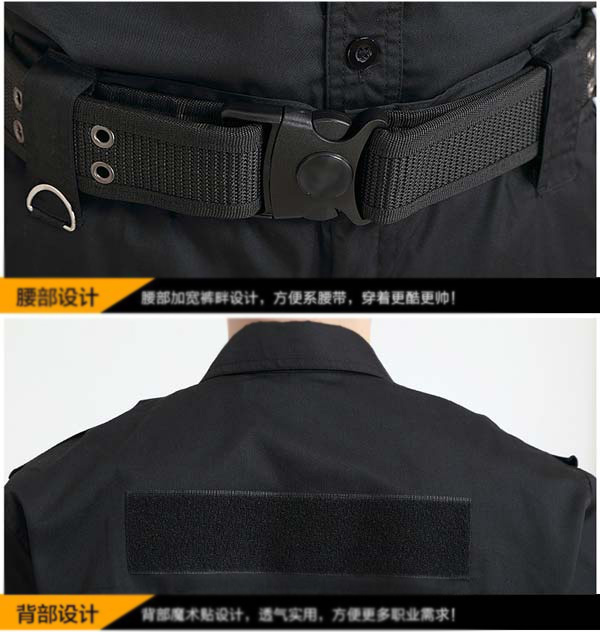 夏季保安執勤工作服套裝款式細節圖二